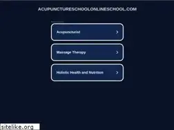 Sites similar to acupunctureschoolonline.com