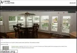 Sites similar to acurashutters.com
