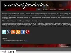 Sites similar to acuriousproduction.com