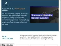 Sites similar to acusensus.com