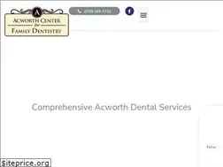 Sites similar to acworthdentalcenter.com