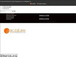Sites similar to aczalaw.com.sv