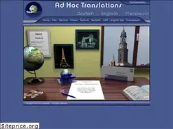 Sites similar to ad-hoc-translations.de
