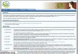 Sites similar to ada-europe.org