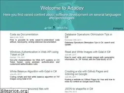 Sites similar to adadevelopment.github.io