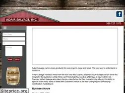 Sites similar to adairsalvage.com