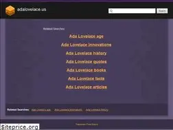 Sites similar to adalovelace.us