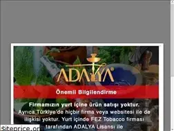 Sites similar to adalyatobacco.com.tr