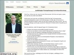 Sites similar to adam-investments.de