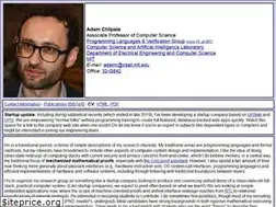 Sites similar to adam.chlipala.net