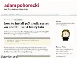 Sites similar to adam.pohorecki.pl