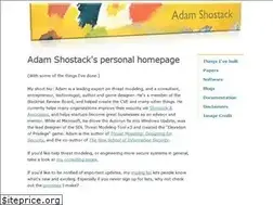 Sites similar to adam.shostack.org