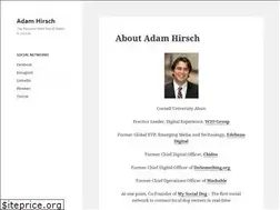 Sites similar to adamahirsch.com