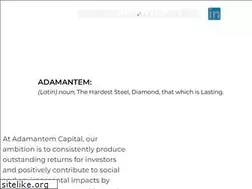 Sites similar to adamantem.com.au
