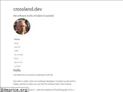 Sites similar to adamcrossland.net