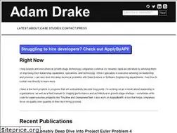 Sites similar to adamdrake.com
