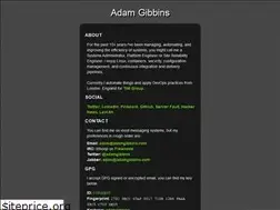 Sites similar to adamgibbins.com