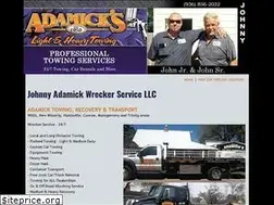 Sites similar to adamicktowing.com
