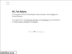 Sites similar to adamkaplan.me