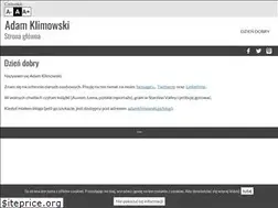 Sites similar to adamklimowski.pl