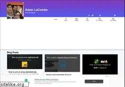 Sites similar to adamlacombe.com