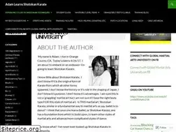 Sites similar to adamlearnsshotokankarate.wordpress.com