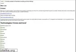 Sites similar to adamlistek.me