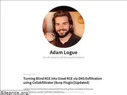 Sites similar to adamlogue.com