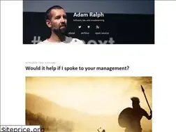Sites similar to adamralph.com