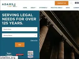 Sites similar to adamsattorneys.com
