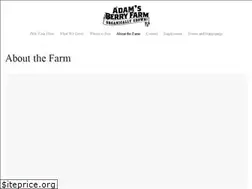 Sites similar to adamsberryfarm.com