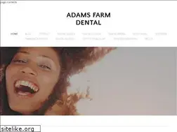 Sites similar to adamsfarmdental.com