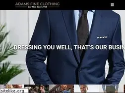 Sites similar to adamsfineclothing.com