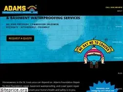 Sites similar to adamsfoundationrepair.com