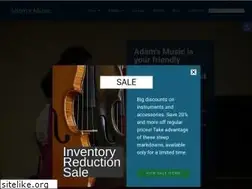 Sites similar to adamsmusic.com