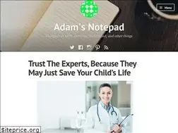 Sites similar to adamsnotepad.com