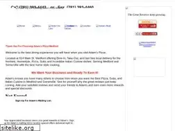 Sites similar to adamspizzamedford.com