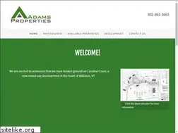 Sites similar to adamspropertiesvt.com
