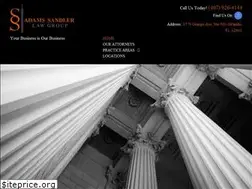 Sites similar to adamssandlerlaw.com