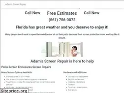 Sites similar to adamsscreenrepair.com