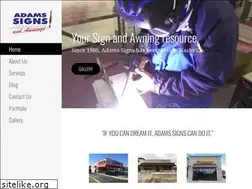 Sites similar to adamssignsinc.com
