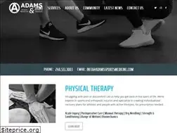 Sites similar to adamssportsmedicine.com
