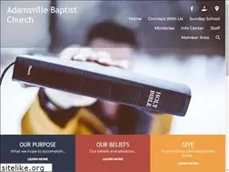 Sites similar to adamsvillebaptist.org