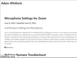 Sites similar to adamwhitlock.com