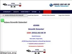 Sites similar to adanaguvenliksistemleri.com