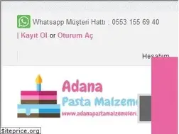 Sites similar to adanapastamalzemeleri.com
