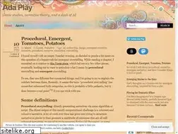 Sites similar to adaplay.wordpress.com