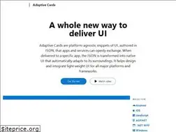 Sites similar to adaptivecards.io