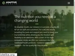 Sites similar to adaptivehealth.com