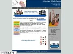 Sites similar to adaptiveworksheets.com